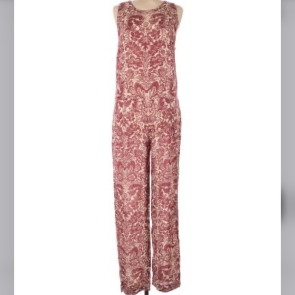 Maurie & Eve Floral Print Backless Jumpsuit XS